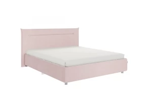 Кровать 1.6 Альба (нежно-розовый)